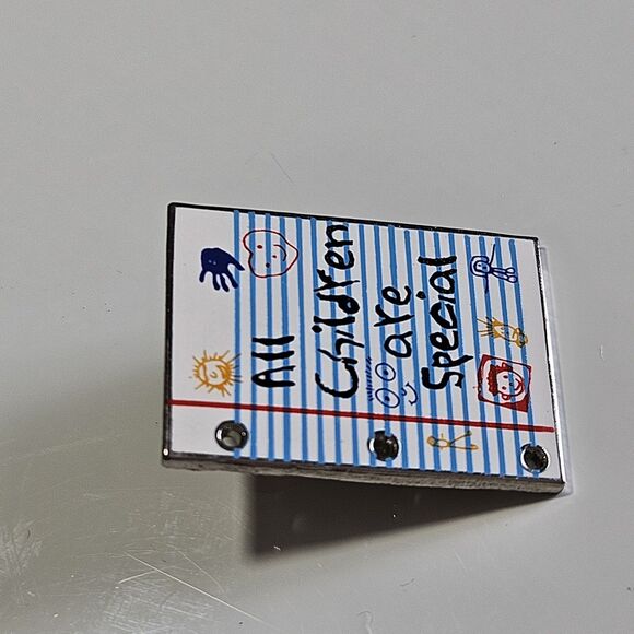Vintage All Children Are Special The Education People 1996 Teacher Notepad Pin - Picture 9 of 10